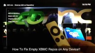 How to  Fix Empty Repos in XBMC (any device or computer)