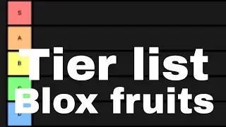 Tier list Frutas Blox fruits (opinião)