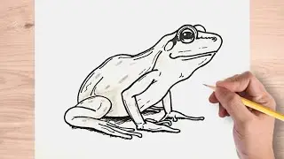 How to draw a Frog