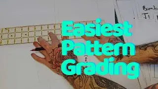Easiest Way To Grade A Pattern.  Clone Your Clothes Tutorial.