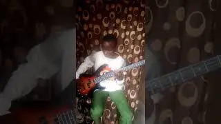i tried to play my traditional song on my bass guitar #shorts