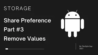 Android Lecture #12 (📱 STORAGE-Part3 )▶️How to Remove Values in Share Preference Urdu/Hindi