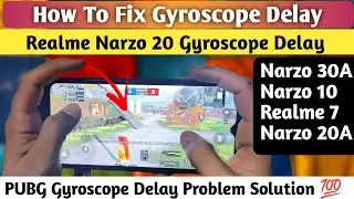 Realme Narzo 20 PUBG Gyroscope Delay Fix  | How To Fix Gyroscope Delay Problem Solution💯 Work