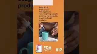 There are no FDA-approved homeopathic products. #FDAFacts