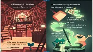 Kitty and dragon: Kitty Tiddies up 4 | KidsTale | Fantasy stories for kids🐉🐉