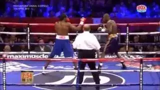 Deontay Wilder v Audley Harrison 1st round T.K.O