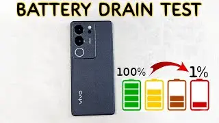 Vivo V29 Pro Battery drain Test ❤️‍🔥