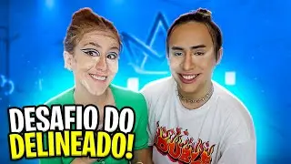 Desafio da TREND do Delineado Perfeito com Rafael Santos! 🤣🔥