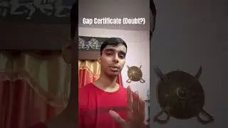 Gap Certificate Kaise Banaye 🥹 Gap Certificate 😱 Gap Certificate for College Admission 