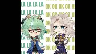 lalalala + okokokok #genshinimpact #trending #shorts #gacha #gachaclub