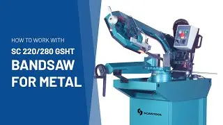 Scantool 220-280 GSHT Metal Cutting Horizontal Bandsaw