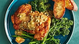 Quick Chicken-Thigh Piccata With Broccoli Rabe | Pantry Staples | Everyday Food with Sarah Carey