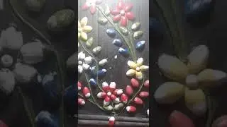 wall hanging with pista shell   craft ideas  #shorts