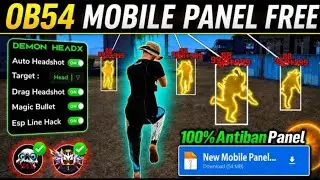 Free Fire OB54 AUTO kill mod menu free | new rank season FF hack | BR MOD,DRIP CLINET MODE, HG CHEAT