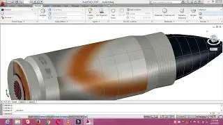 AutoCAD 3d Bullet Modelling in AutoCAD ( CWPS MECHANICAL )