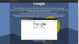 simple xss vulnerability  game Google challenge