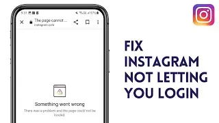 How to Fix Instagram not Letting you Login