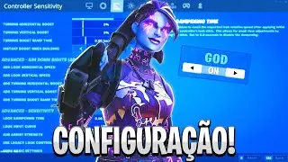 MELHOR CONFIGURAÇÃO DE CONTROLE (XBOX/PS4) AIM ASSIST SETTINGS! - FORTNITE