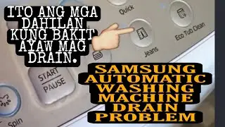 How to repair a Samsung Automatic Washing Machine Drain Problem.