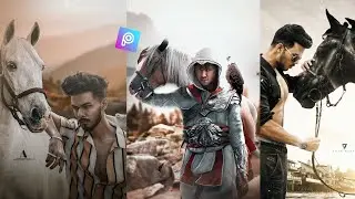 Vijay Mahar Horse Photo Editing | Picsart Editing Stylish Photo | Guru Editor