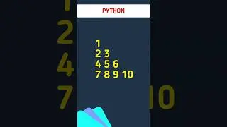 Pattern in PYTHON 