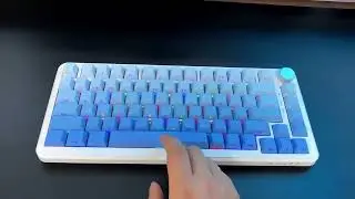 AK870 cool mechanical  keyboard