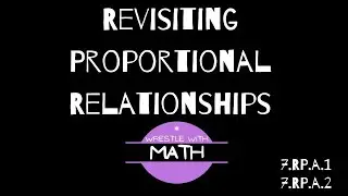 Illustrative Mathematics Grade 7 - Unit 4.3 - Revisiting Proportional Relationships.