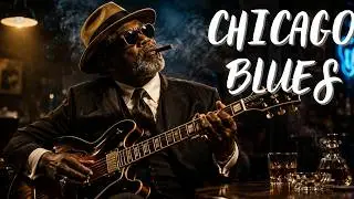 🎸 Midnight Chicago Blues & Smooth Jazz | Relaxing Blues Guitar for Late Night