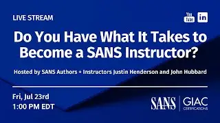 Do You Have What It Takes to Become a SANS Instructor?