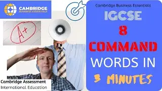 IGCSE Business Studies Command Words -  Cambridge International Exams 2020 Syllabus