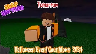 Tomorrow | Slap Battles Halloween Event Countdown 2024