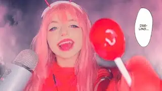 ASMR : ZERO TWO TE AJUDANDO A RELAXAR (sons de boca 🍭💦)