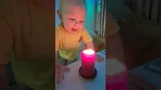 Оказывается мы умеем дуть, что очень хорошо для ребёнка.  Макар, 1,7 годика. Санкт-Петербург