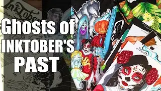 😱 REACTING to my PREVIOUS INKTOBER CHALLENGES