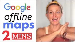 Google Offline Maps in 2 MIN (for an iPhone) 2019