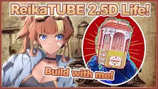 【ReikaTUBE 2.5D LIFE】Wooden Train Building & Chatting! | Steampunk Build!