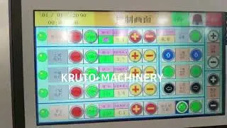 Kruto 6m geomembrane extrusion line running video