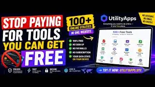 Stop Paying for Tools You Can Get Free — 100+ Online Utilities in One Website | No Sign Up