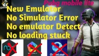 PUBG MOBILE LITE NEW EMULATOR | NO MORE ERRORS | ALL PROBLEMS FIXED | 100% WORKING WITHOUT ERROR 😎|