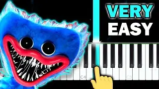 Poppy Playtime OST - A Tight Squeeze - VERY EASY Piano tutorial