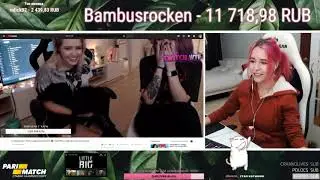 Denly смотрит Топ Моменты c Twitch | Девочки Целуются 😍 | Hard Play в Хорроре | Села на Бутылку
