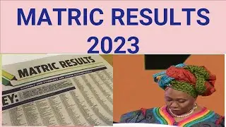 2023 MATRIC RESULTS , ANNOUNCEMENT : THUNDEREDUC
