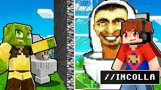 TUTTO CIÒ CHE DISEGNIAMO DIVENTA REALTÀ NELLA GARA DI DISEGNO TV MAN SKIBIDI TOILET SU MINECRAFT!