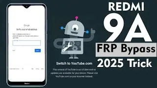 Redmi 9A frp lock bypass | new method 2025