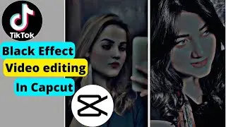 Tiktok trending black effect editing in capcut | Capcut black effect tutorial 