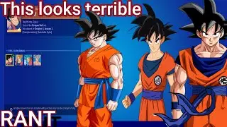 These DBZ characters Look horrible in Fortnite RANT