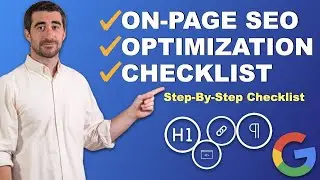 SEO | On Page SEO | On-Page SEO Optimization | SEO Checklist 2023
