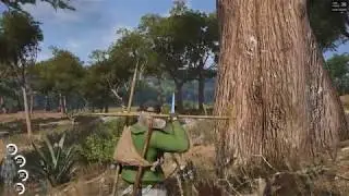 SCUM Hunting with a wooden spear