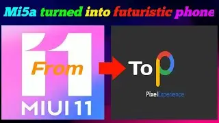 Mi5a face unlock and fasbtcharging l piexel experience review