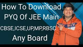 How To Download Previous Year Question | ICSE Class 10 | CBSC Class 10 | JEE, NEET, NDA, PYQ